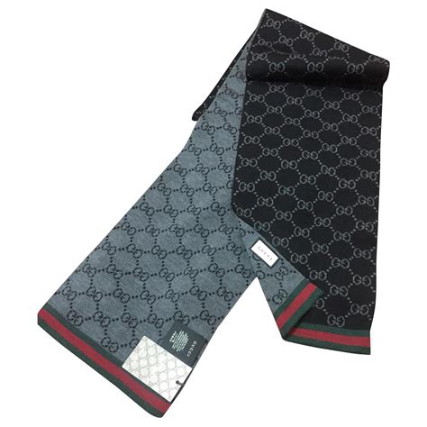 echarpe gucci noir|foulards gucci femme.